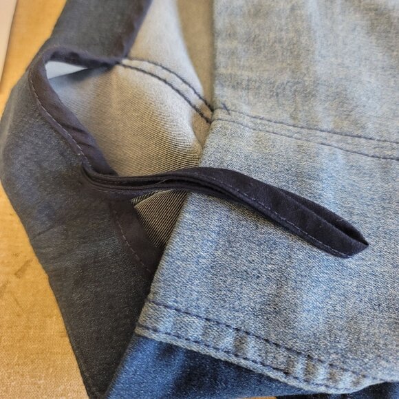 Free People/Urban Outfitters Denim Color Block Mini Skirt Size 8 EUC‎ - Picture 11 of 11